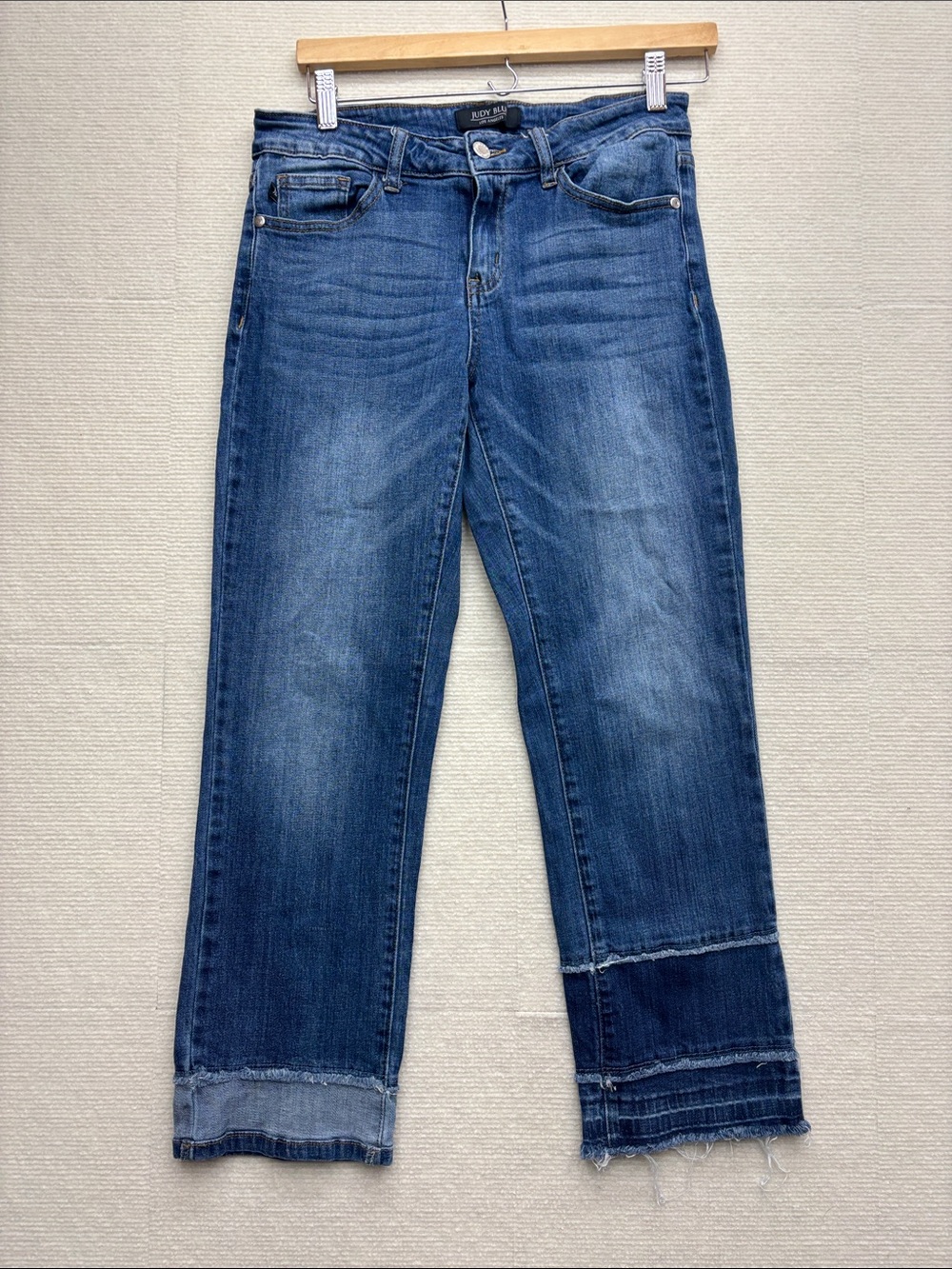 Judy Blue | 7/28 7 28 straight fit Blue Denim Jeans - Classic Straight Fit